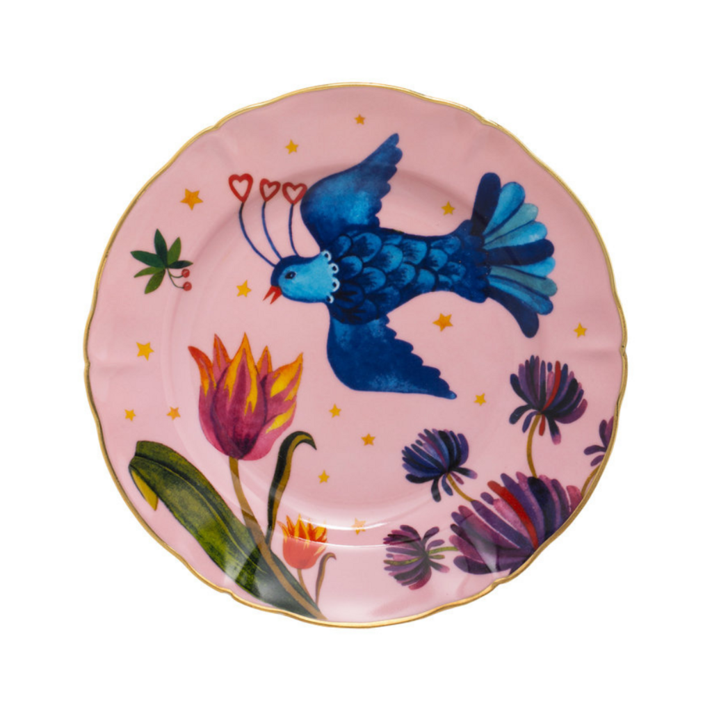 Тарелка плоская 20,5 см Little Bird, BITOSSI HOME, Fabula / Funky Table