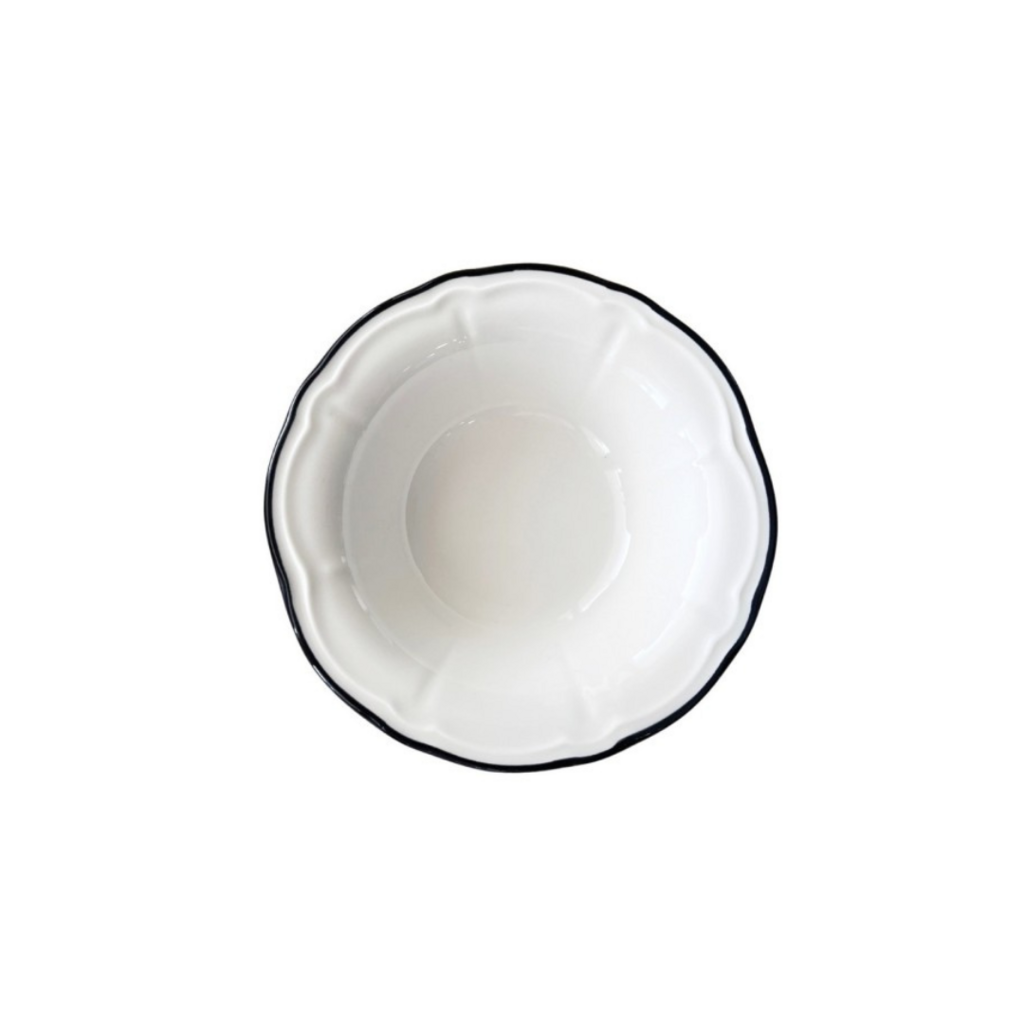 Мини-салатник 12 см, ID FINE, Line черный