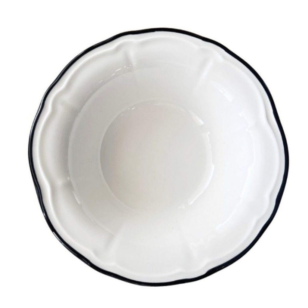 Салатник большой 25 см (920 мл), ID FINE, Line черный