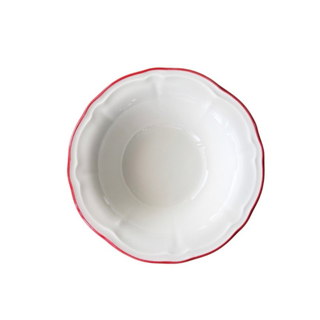 Салатник для каши 16 см (200 мл), ID FINE, Line красный
