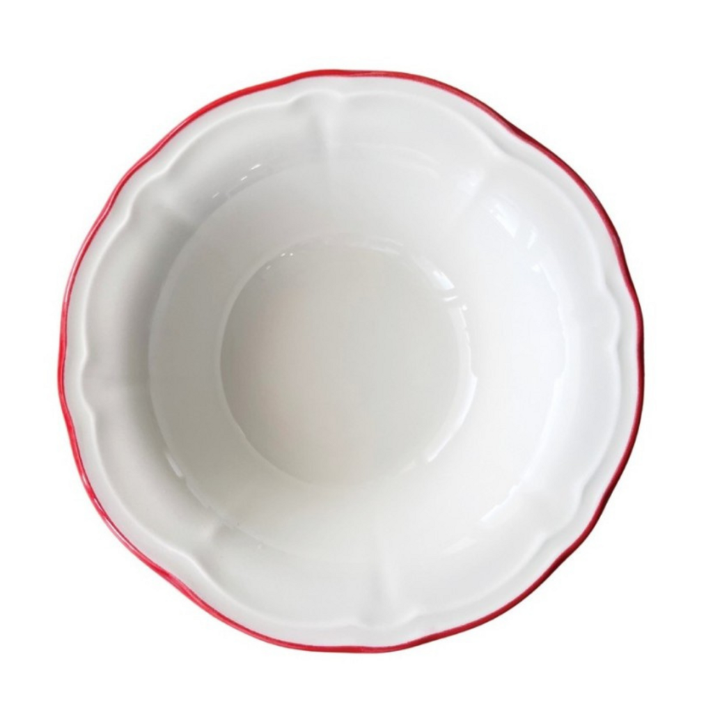Салатник большой 25 см (920 мл), ID FINE, Line красный