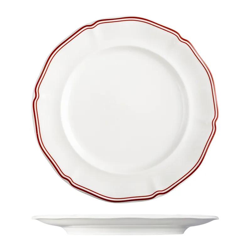 Тарелка 23 см, LUZERNE, Astoria красный