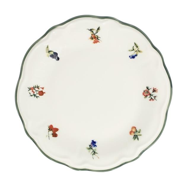 Тарелка плоская 26 см, Porser by ID FINE, Vintage Rose