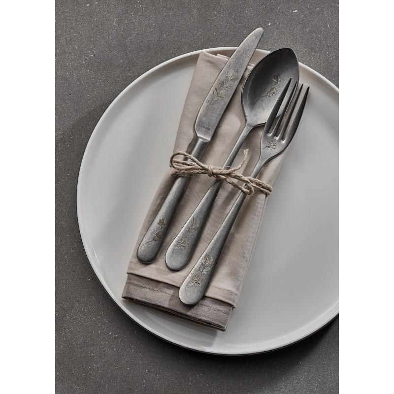 Набор столовых приборов 4 предмета, серия Epsilon Retro Flower, NARIN (Турция)