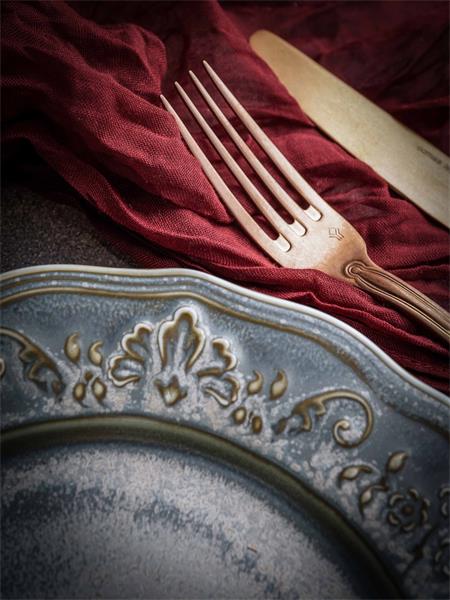 Тарелка плоская десертная 21 см, Casa Di Fortuna, Vintage