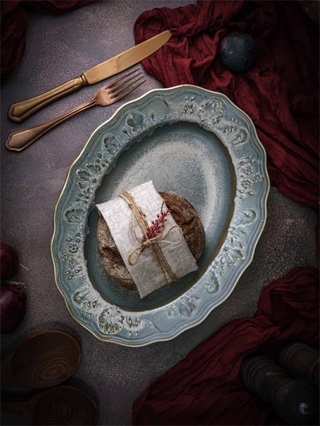 Блюдо овальное 37x27,6 см, Casa Di Fortuna, Vintage