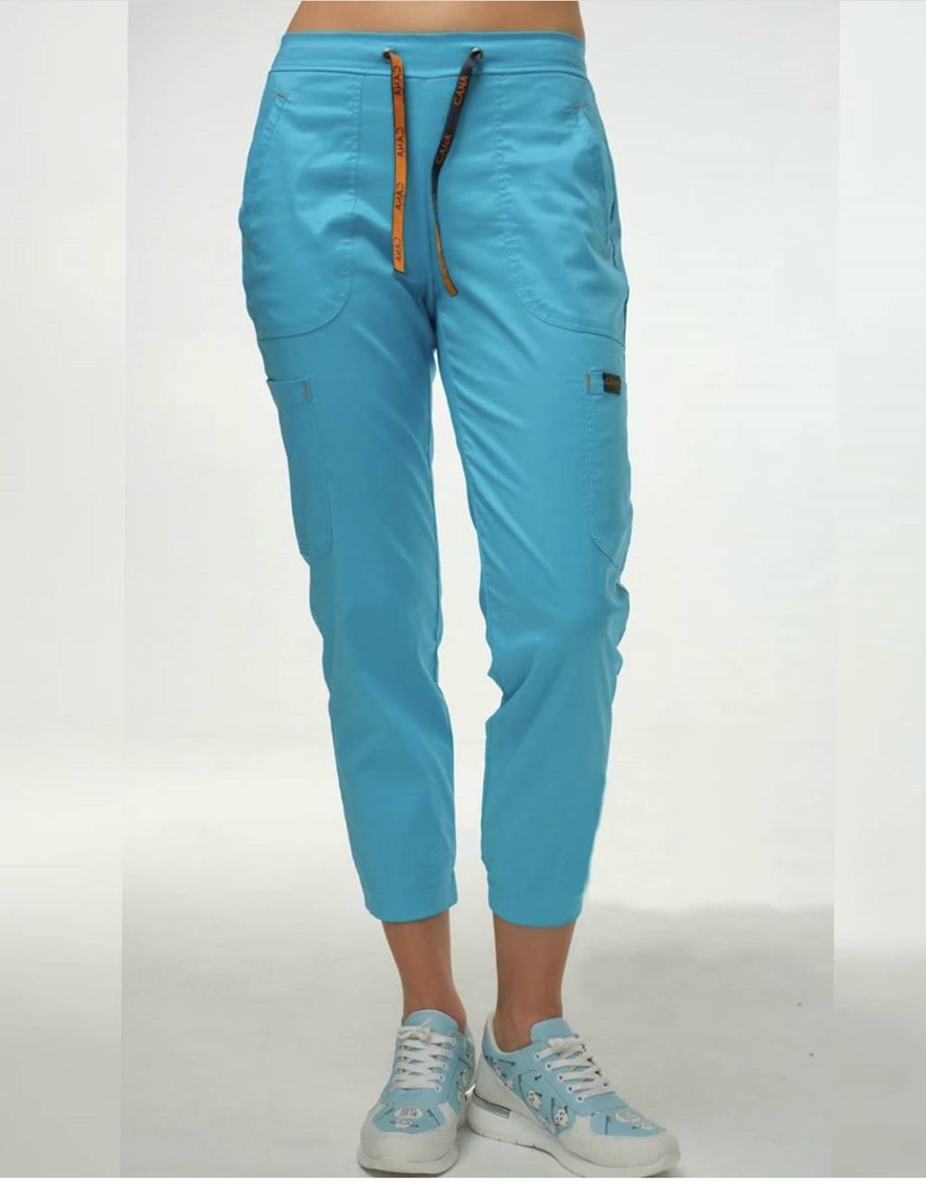 Капри Акварель, тиффани, стрейч