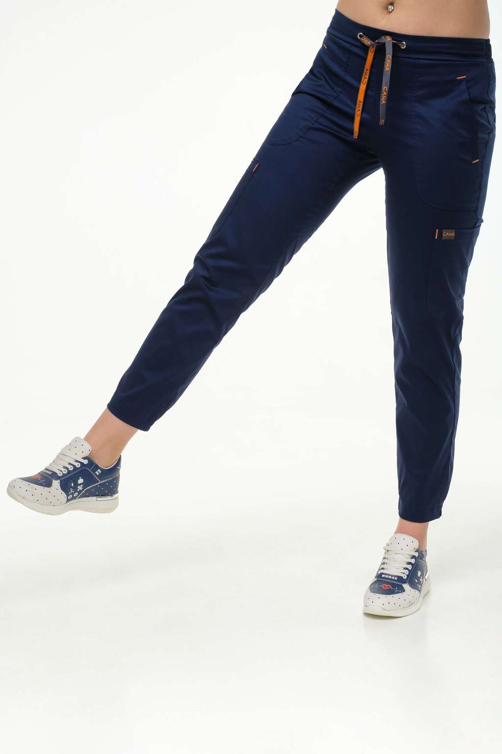 Капри Акварель, т. синие, стрейч