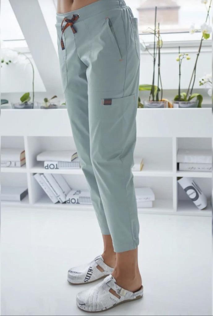 Капри Акварель, олива, стрейч