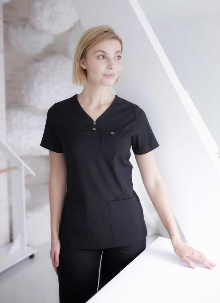 Костюм медицинский женский "Тони", черный