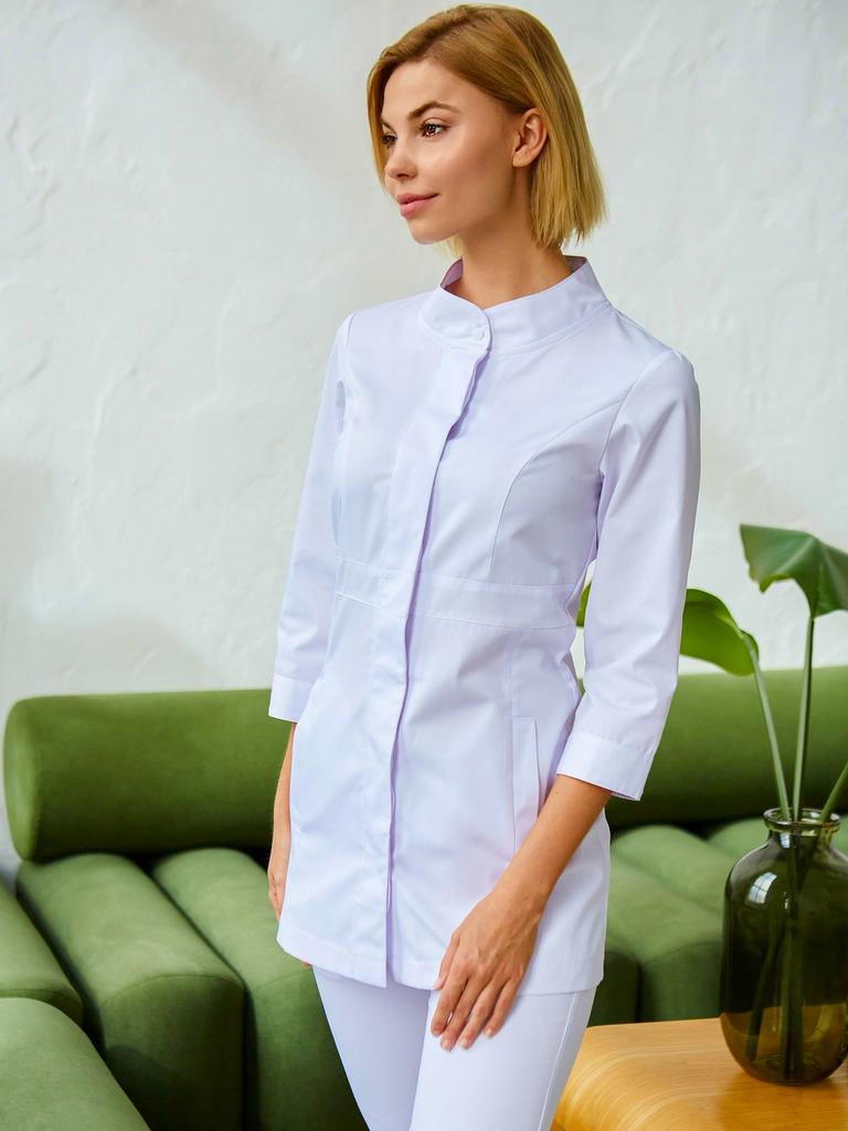 Костюм медицинский женский "Тереза", белый
