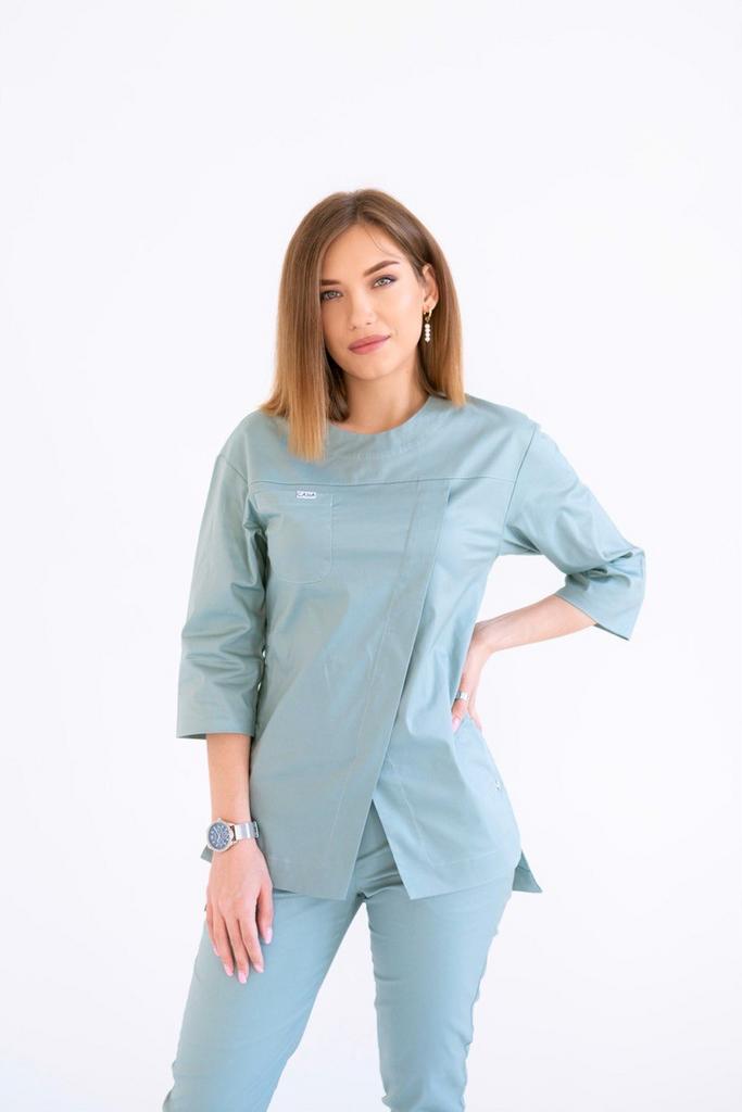 Костюм медицинский женский "Венди", stretch олива