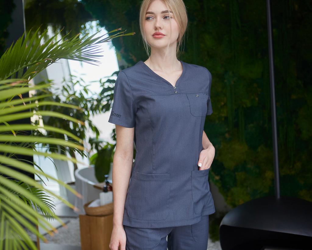 Костюм медицинский женский "Тони",мягкий дым