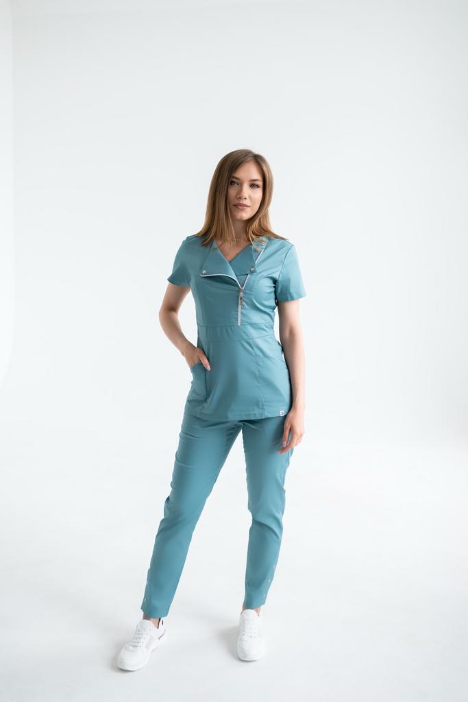 Костюм медицинский женский "Джекки", stretch ниагара