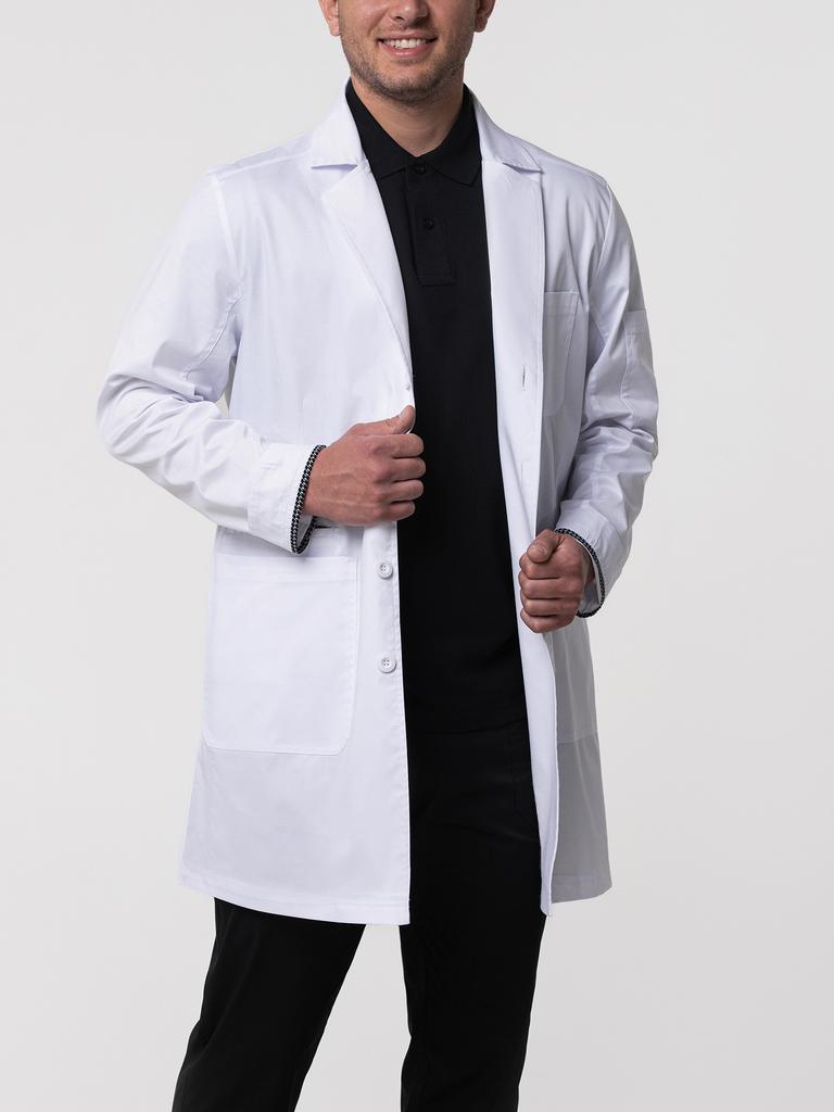 Халат медицинский  мужской "Доктор", стрейч
