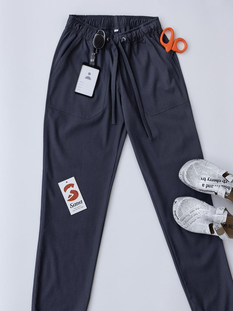 Брюки  Тима, унисекс, вискоза, асфальт