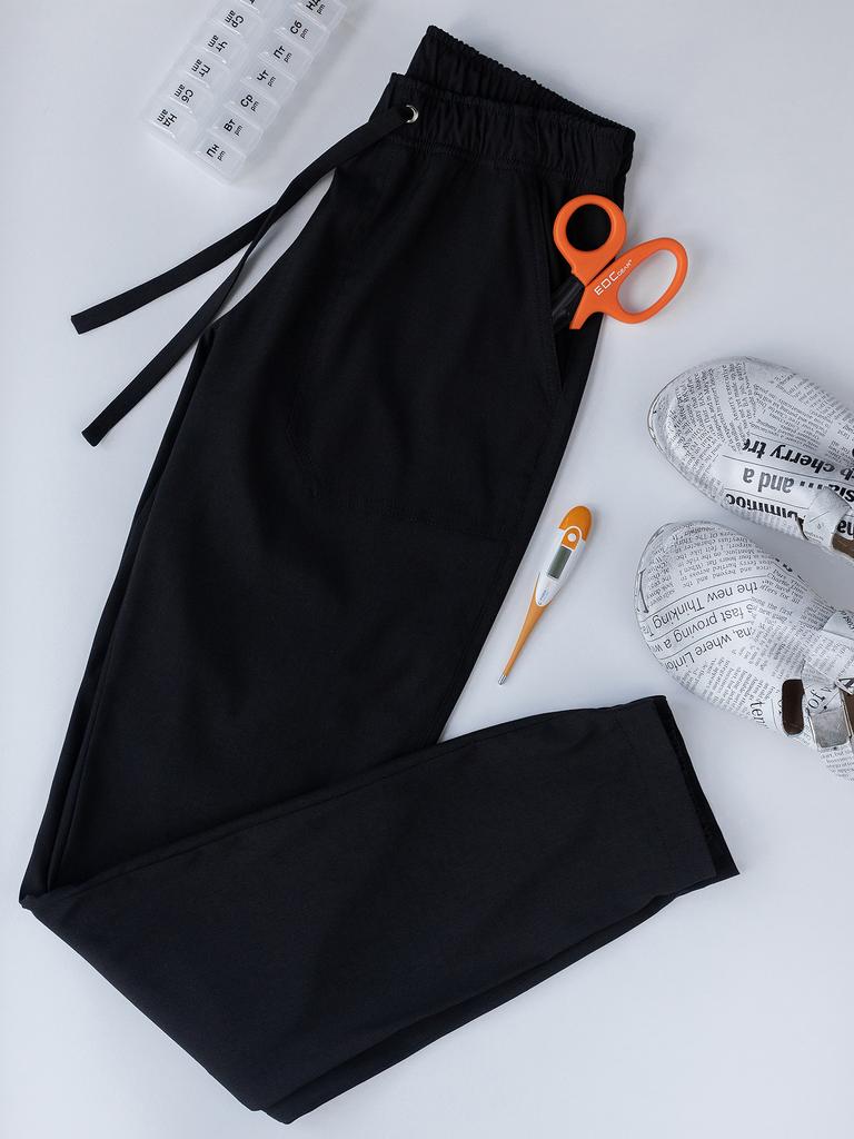 Брюки  Тима, унисекс, вискоза, черные