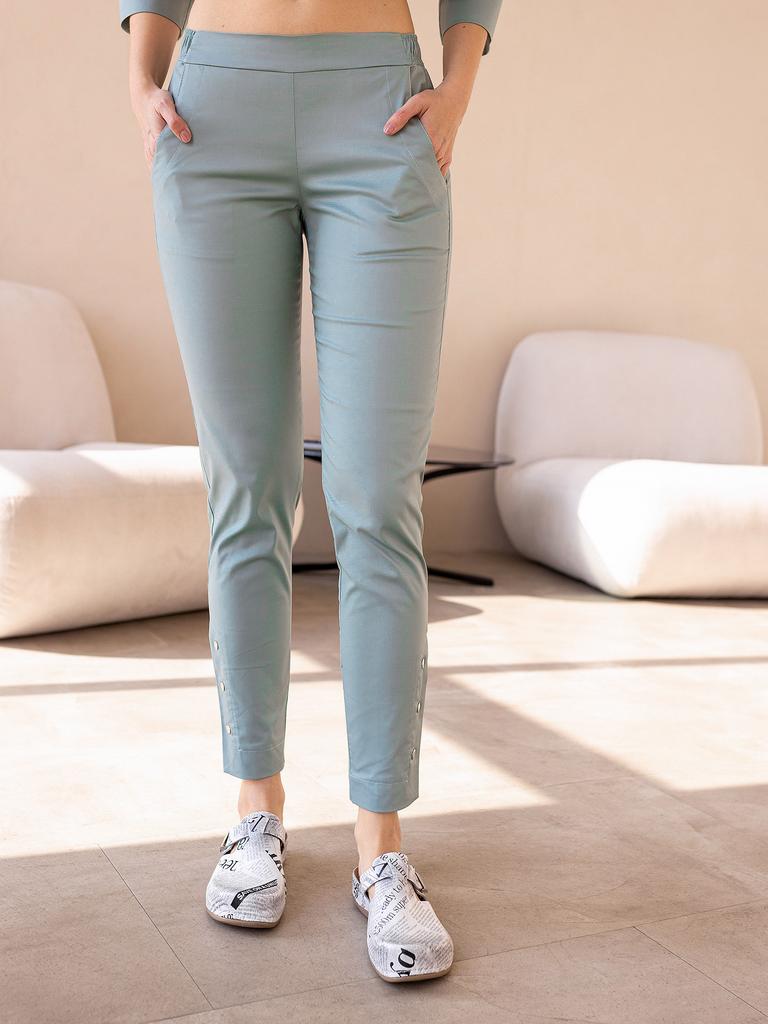 Брюки  Джекки, олива strech