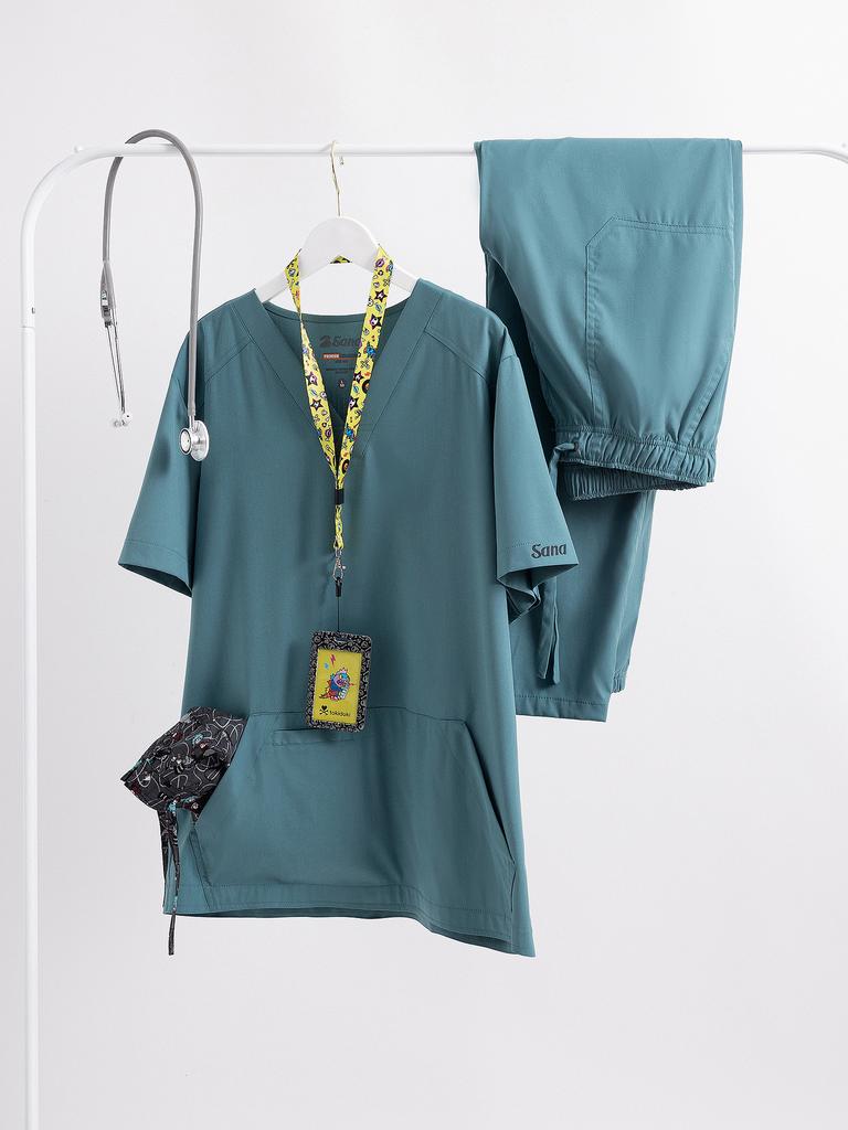 Костюм медицинский мужской "Тимур", вискоза, Турция, ниагара