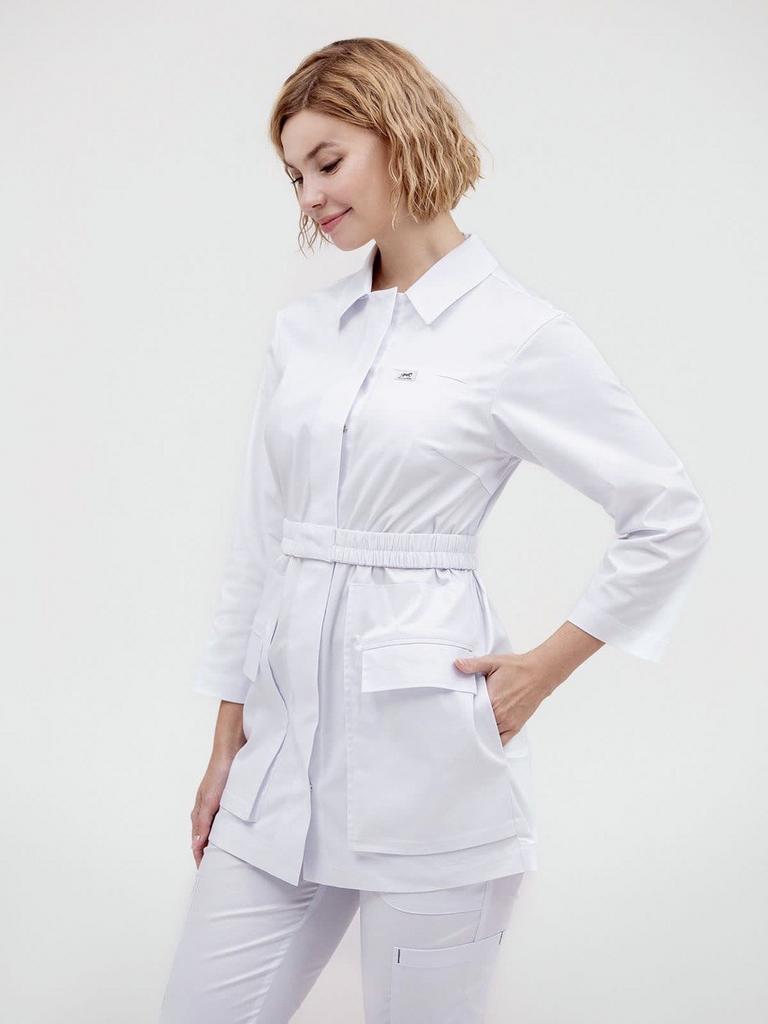 Куртка  "Лоя", стрейч, белая