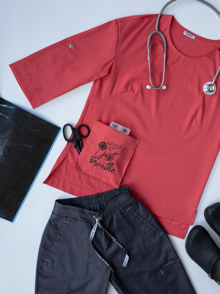 Куртка  "Виола", вискоза, малина коралл