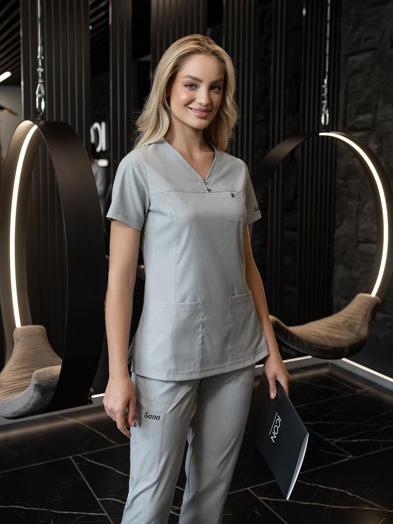 Костюм медицинский женский "Тони", вискоза, туман