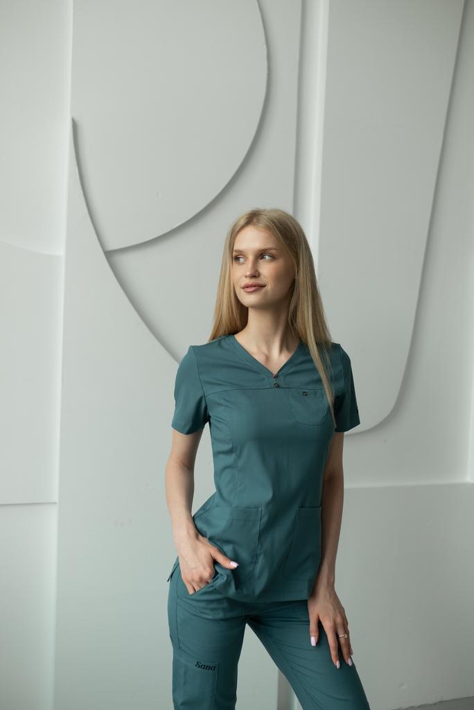 Костюм медицинский женский "Тони", вискоза, ниагара