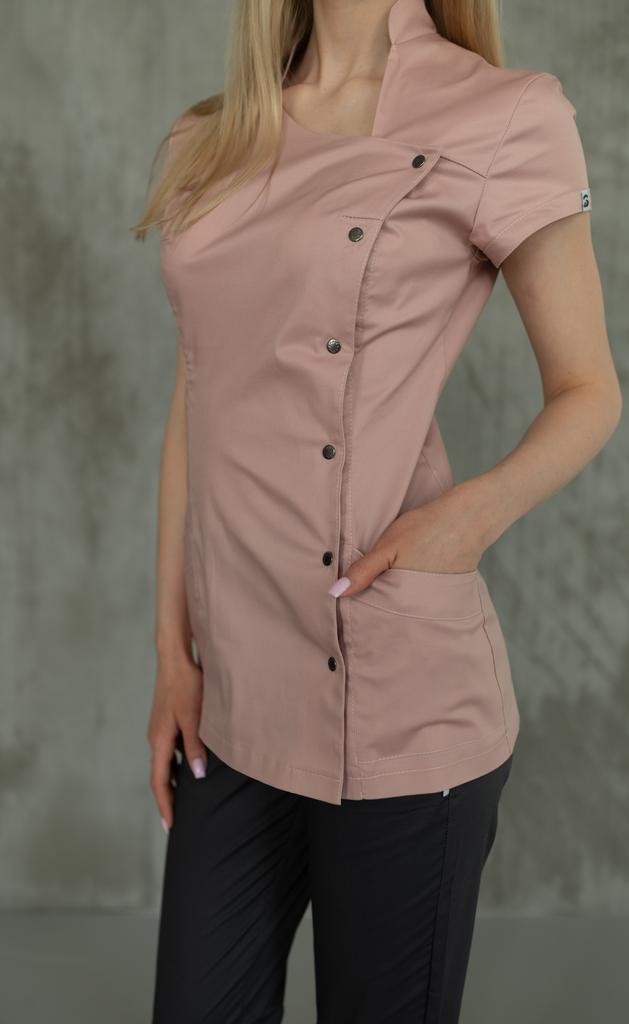 Куртка  "Алиса", стрейч, пудра