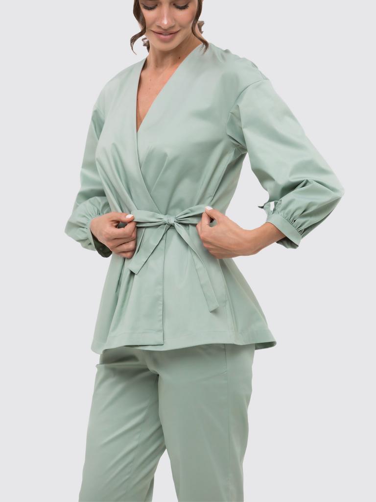 Костюм медицинский женский "Миура", stretch олива