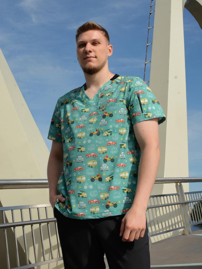 Куртка мужская  "Дэнни", стрейч, принт Машинки