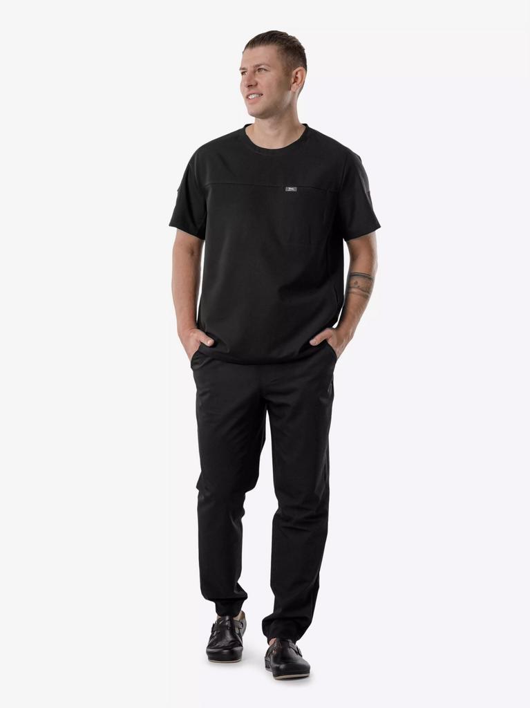 Костюм медицинский мужской "Томм", вискоза, черный