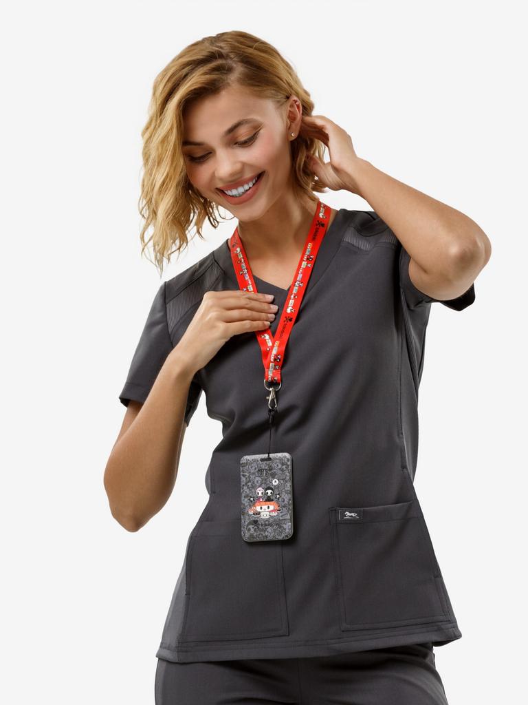 Костюм медицинский женский "Шелли", вискоза, графит