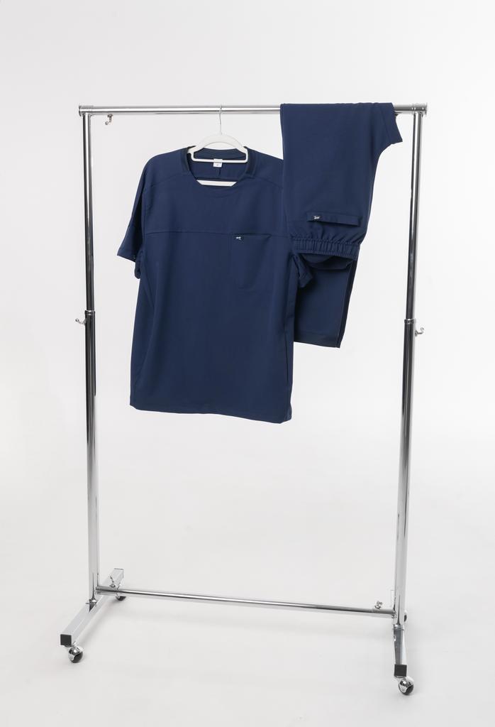 Костюм медицинский мужской "Урус", вискоза, синий