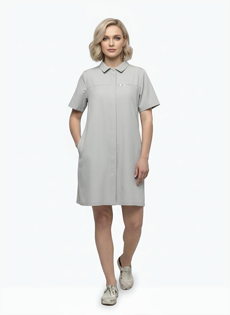 Халат медицинский женский "Ума", вискоза, туман