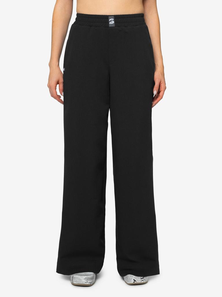 Брюки  Бьянка, вискоза, черные