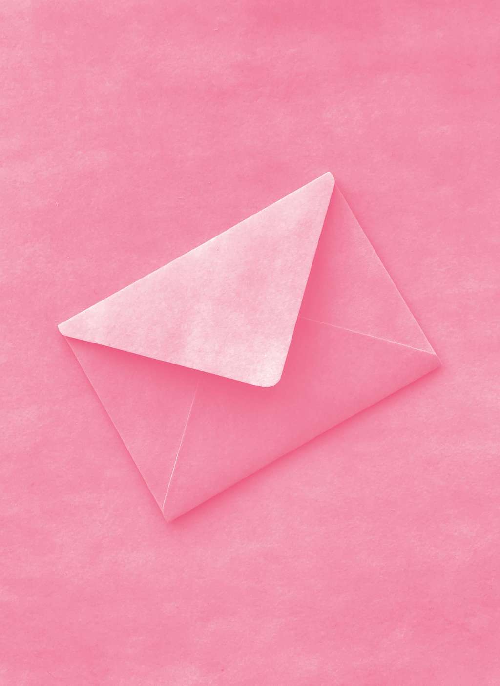 Конверт бархатный ярко-розовый