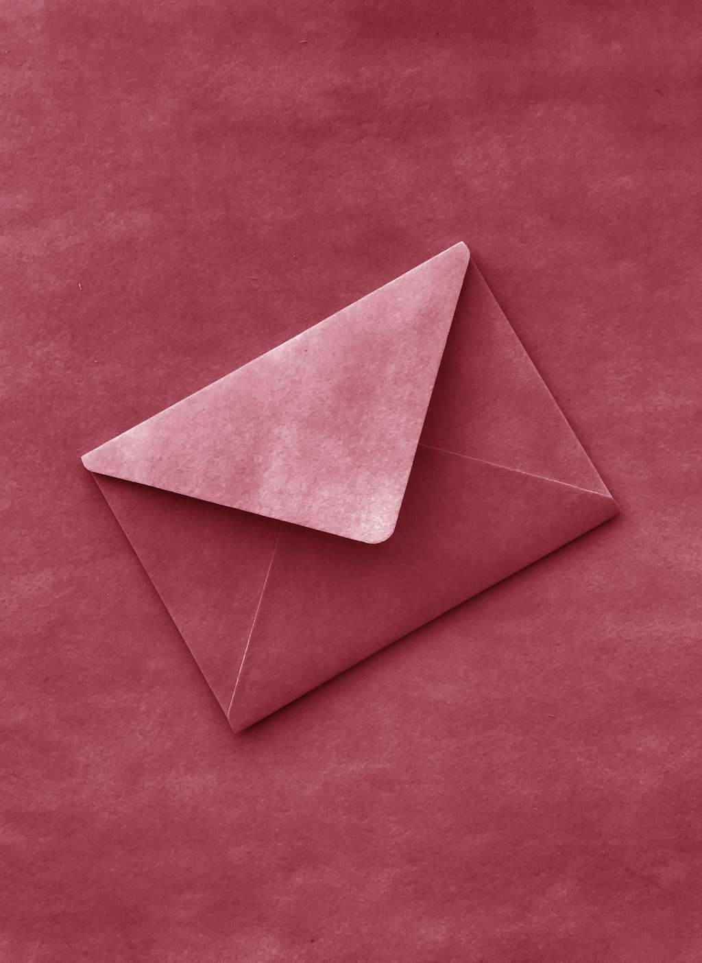 Конверт бархатный коралловый