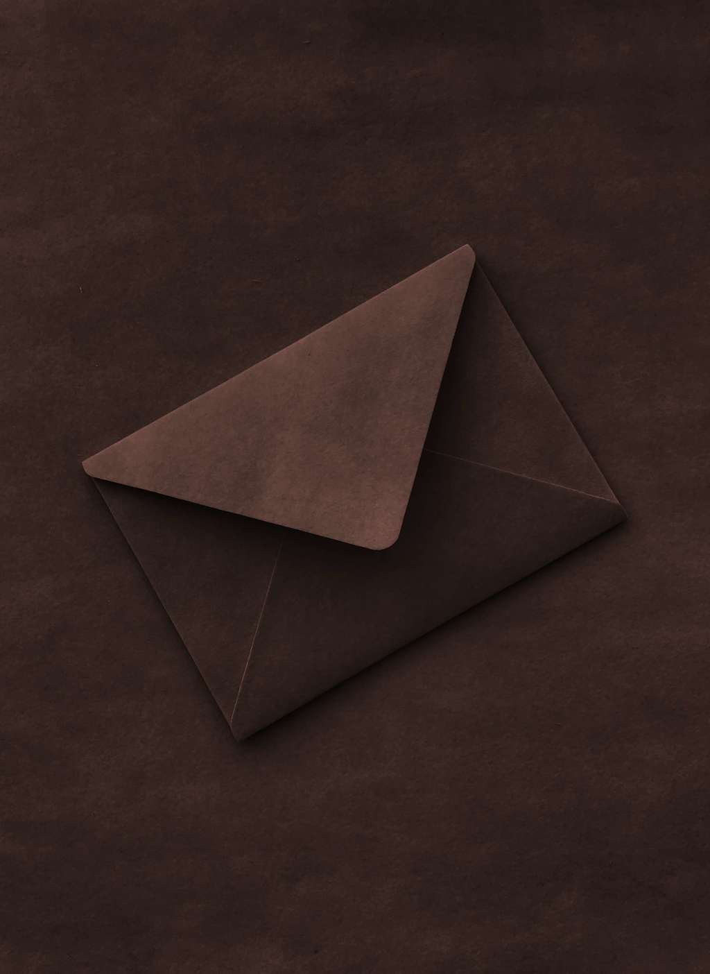 Конверт бархатный шоколадный