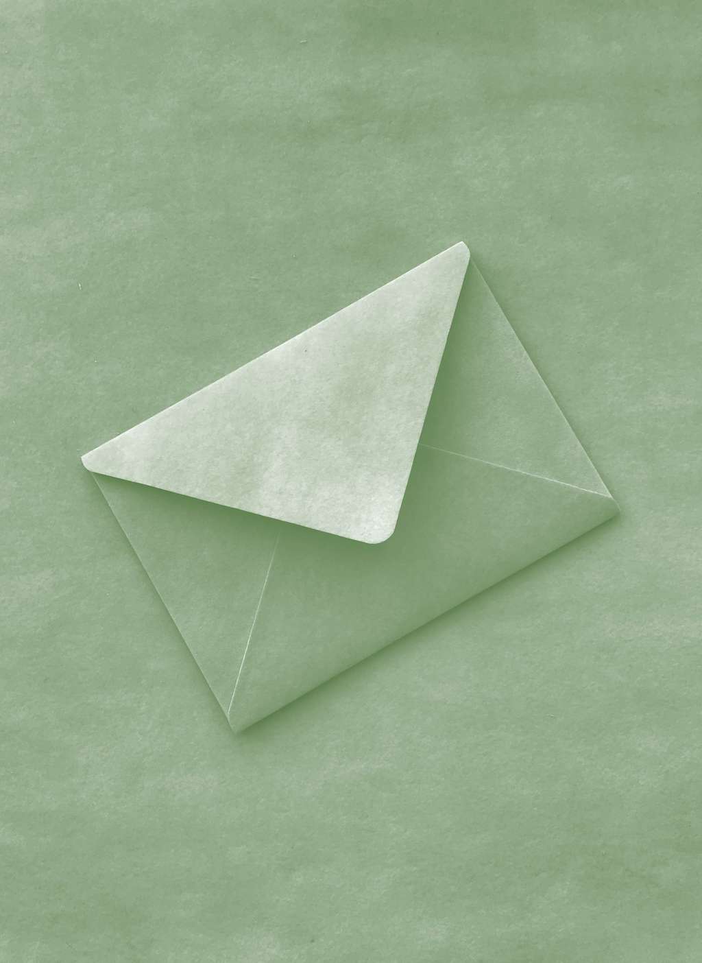 Конверт бархатный светло-зеленый