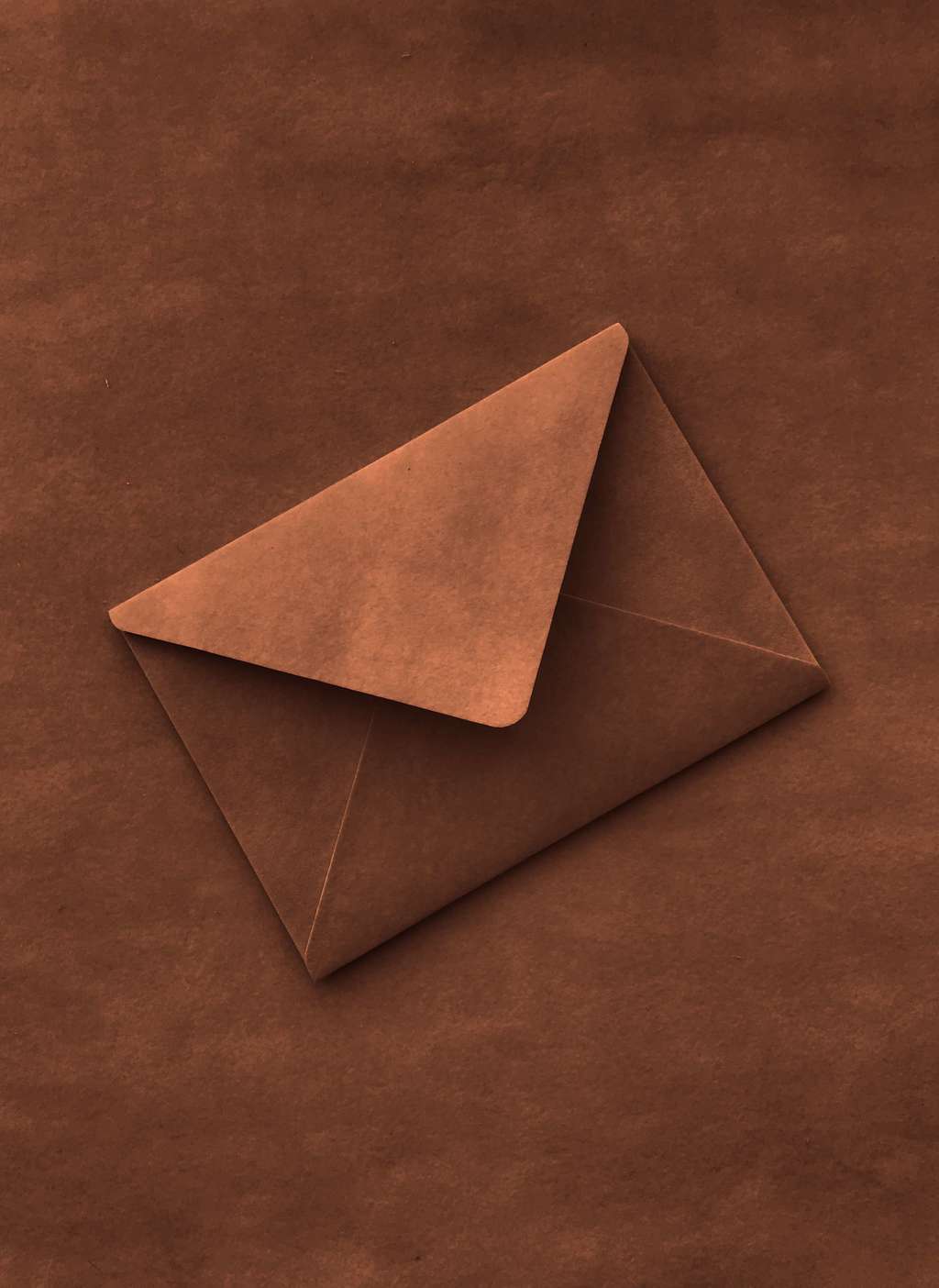 Конверт бархатный коричневый