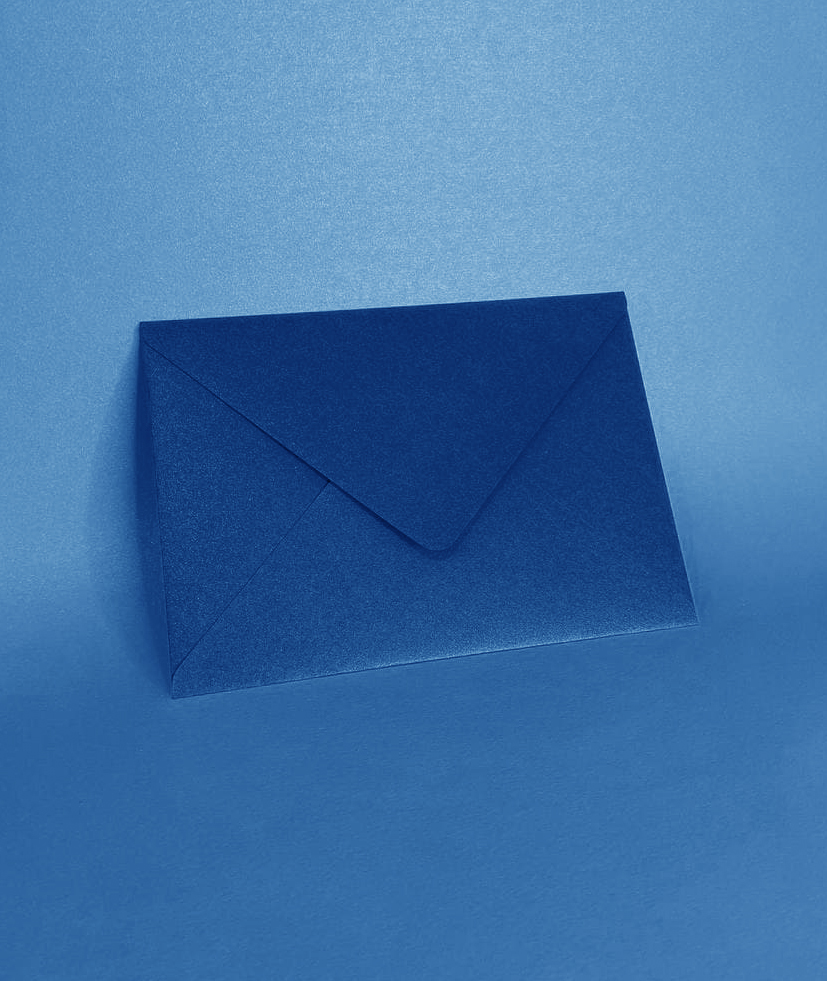 Конверт электрический синий