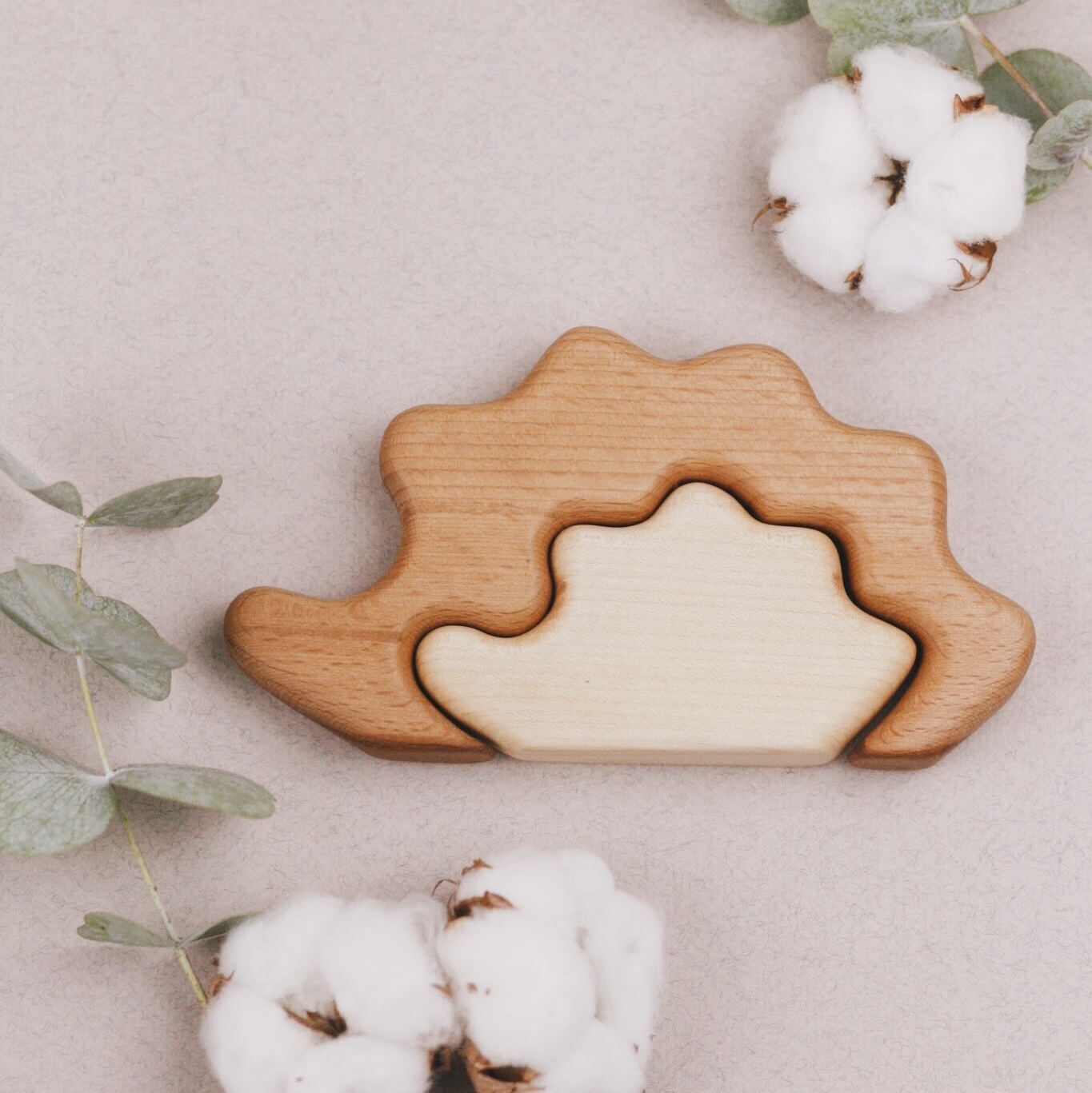 Мини-пазл "Ежи"