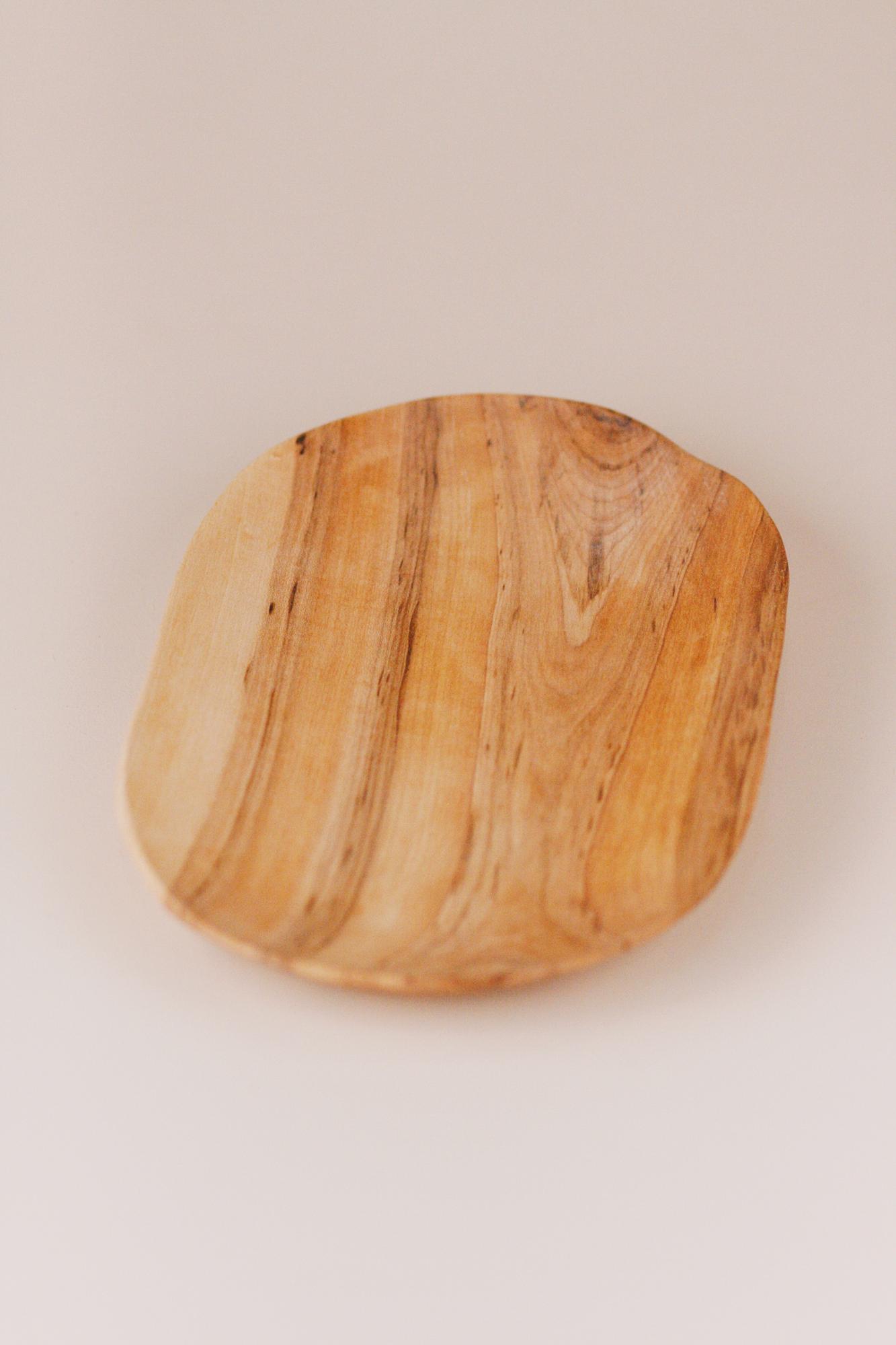 Блюдо прямоугольное, клён