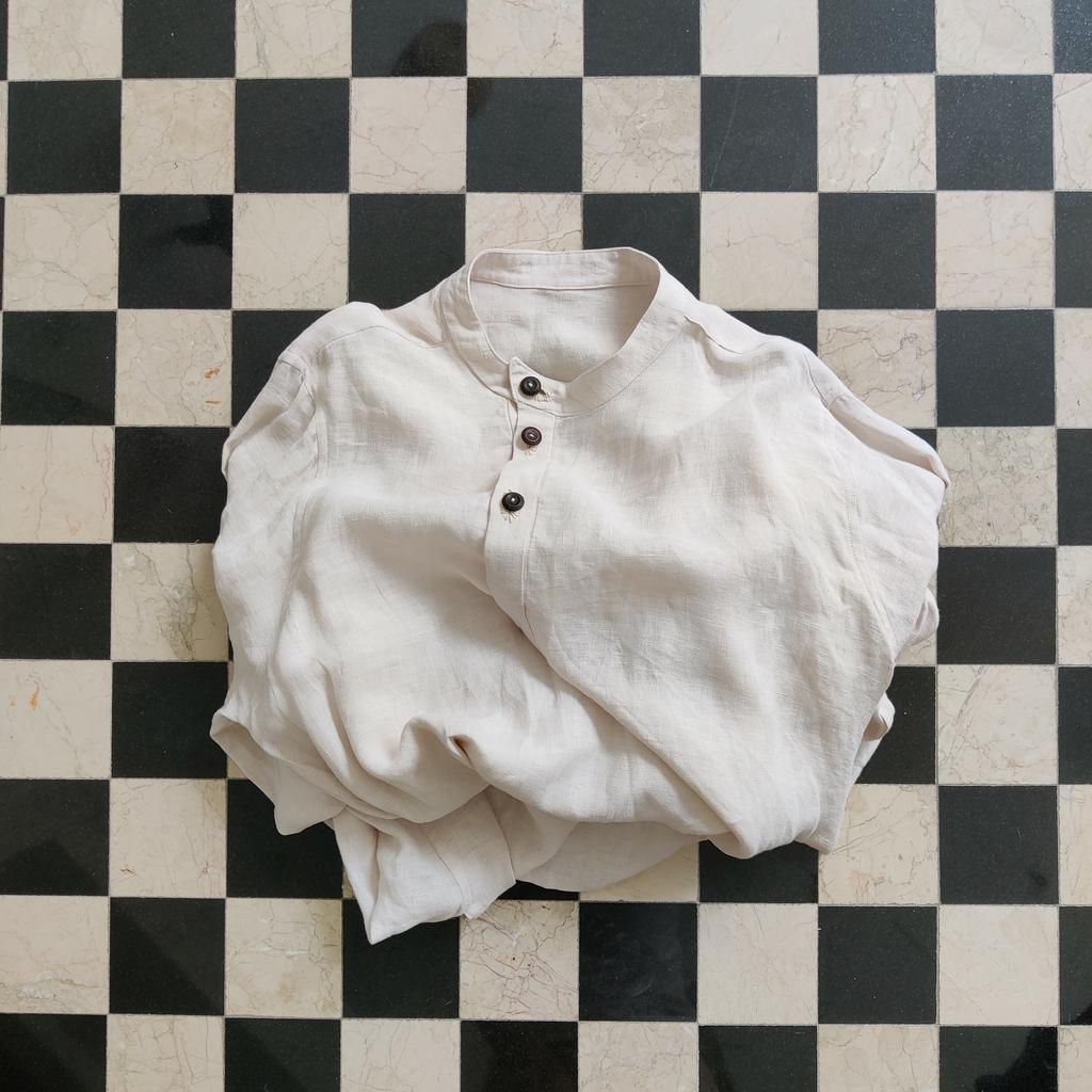 Sorcerer's shirt sewn by a Swiss shaman with a Russian soul