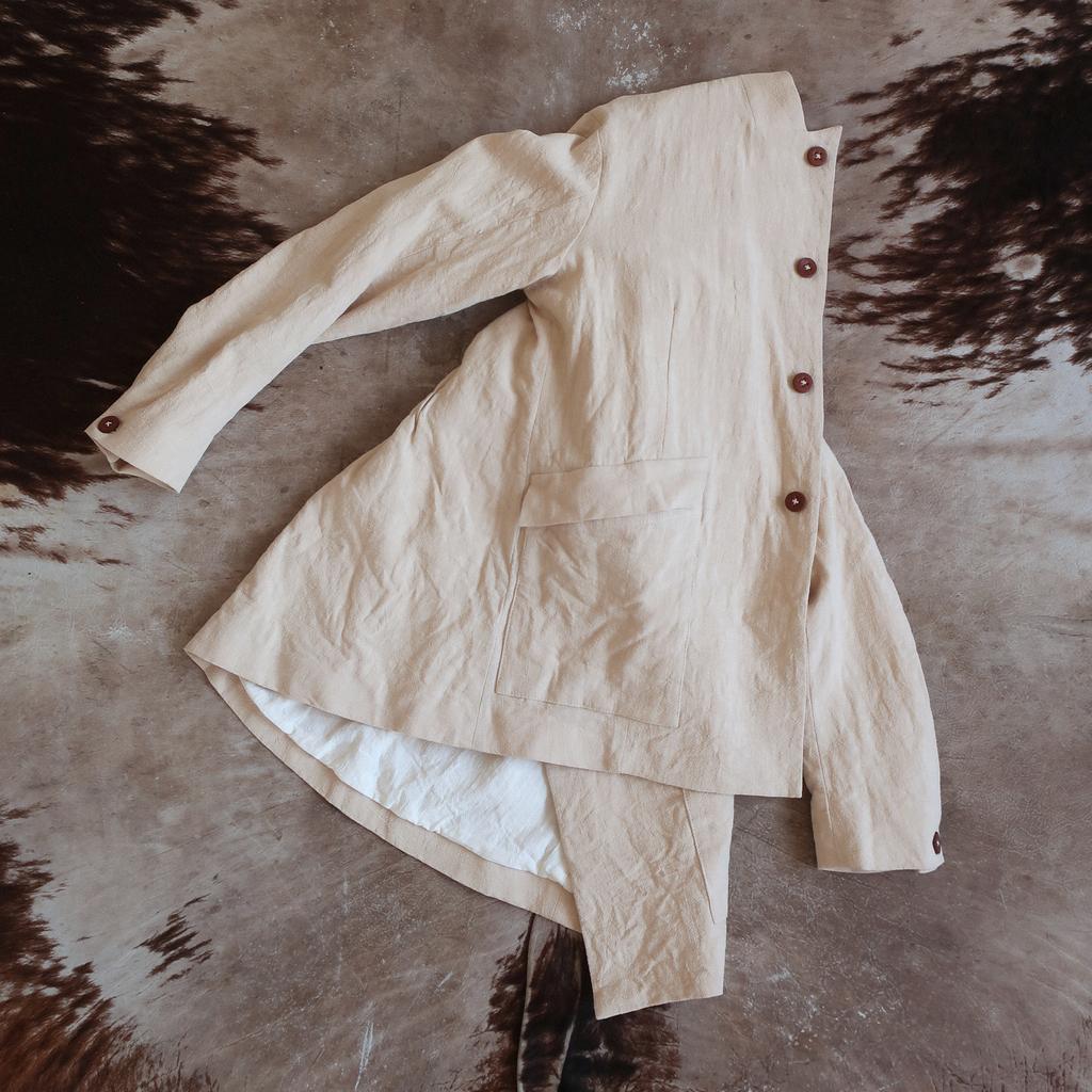 Jacket #5 in ivory nettle