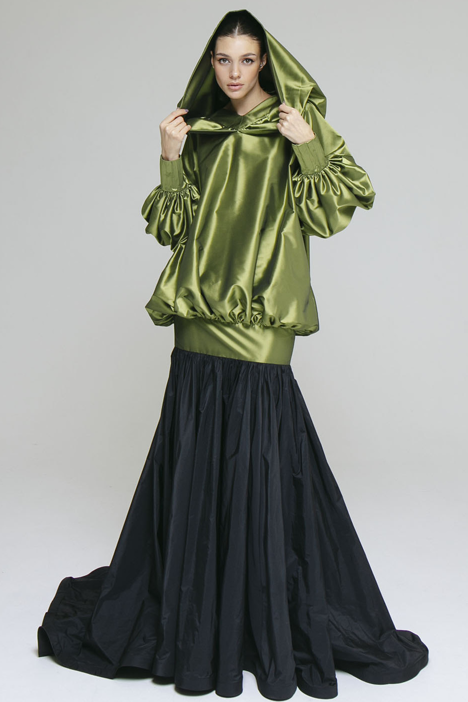 платье-худи вечернее