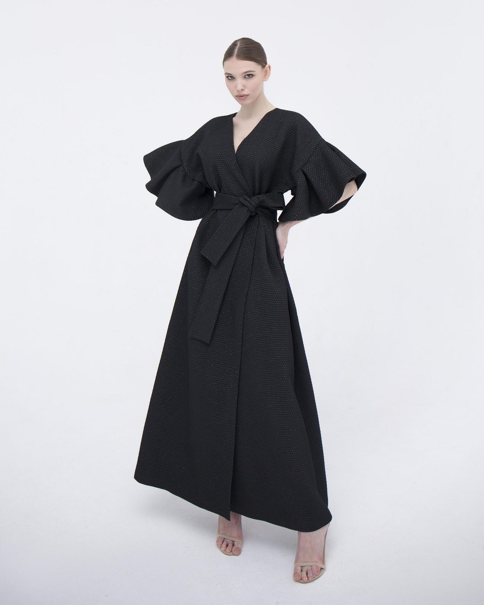 Накидка-кимоно из жаккарда