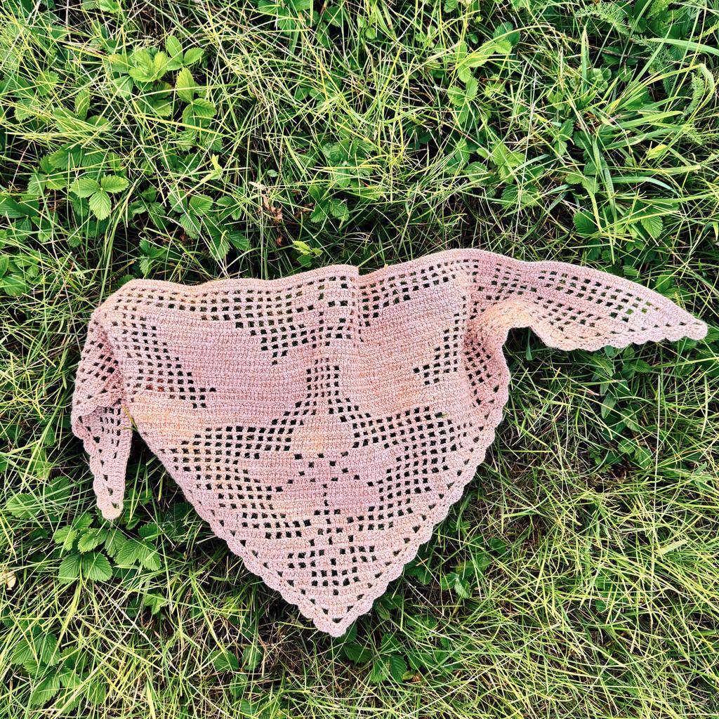 Инструкция. Косынка Мальва #malva_kosynka_iiaks. Формат Телеграм канал