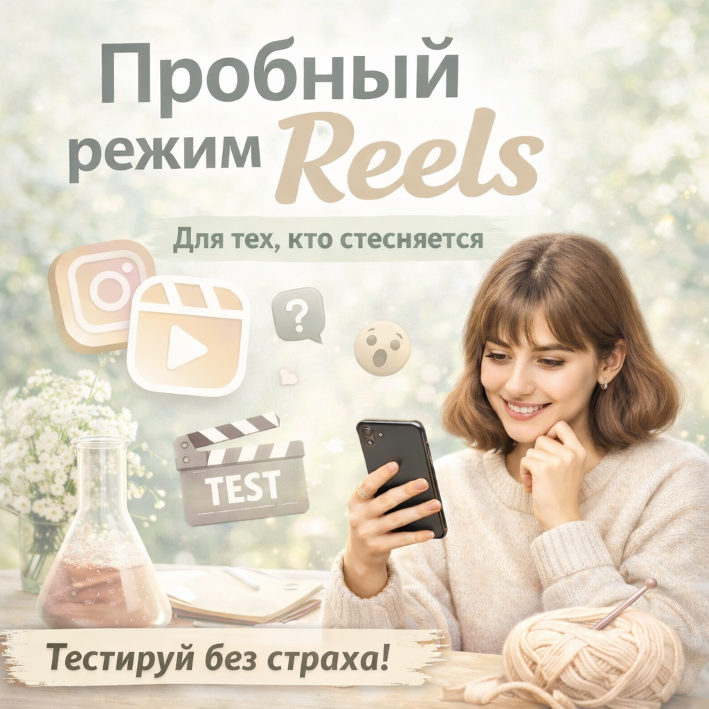 Статья. Пробный режим Reels: как тестировать видео и расти на новую аудиторию