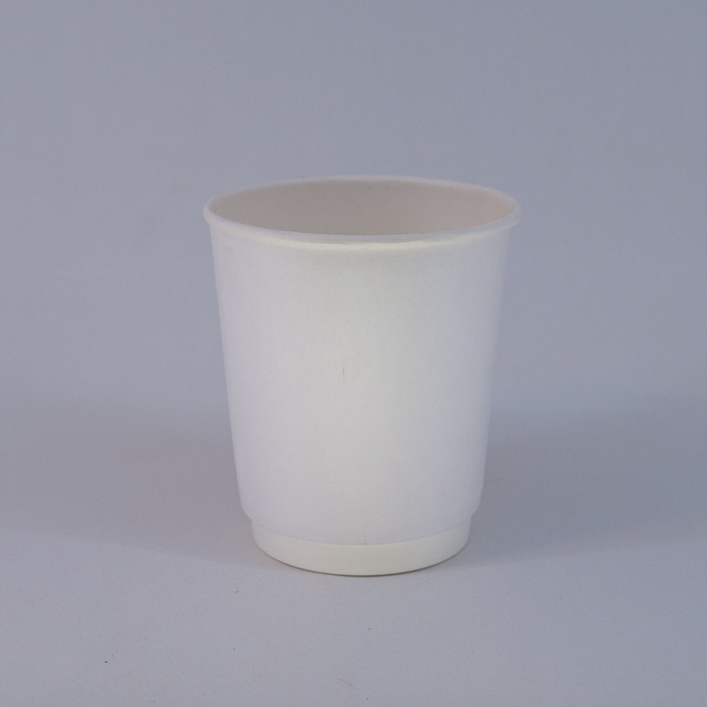 Стакан бумажный 250/270 мл «Без печати», двухслойный, 25 штук/упак.